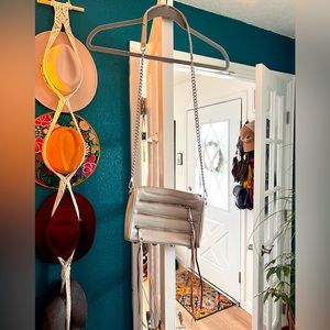 Silver Rebecca Minkoff crossbody!